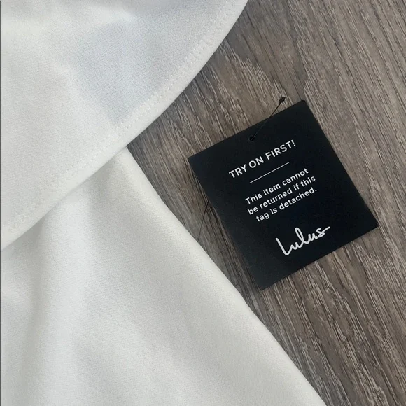 Lulus White Off-Shoulder Jumpsuit - Picture 7 of 8